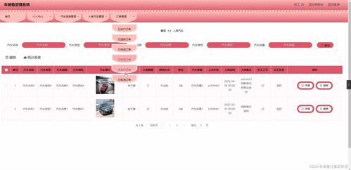 基于SpringBoot的724S0汽车销售管理系统 计算机软硬件开发的融合与市场应用